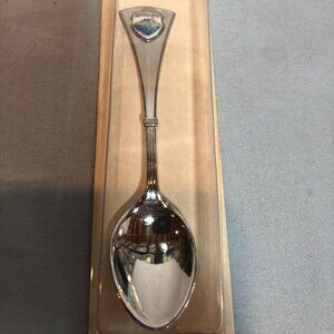 VINTAGE EMERALD SEAS Souvenir Silver Tone Spoon #F73